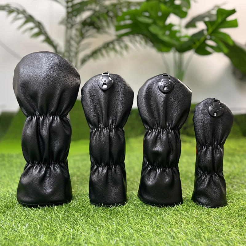 Description Picture 3 of itemCustomized golf club head cover, suitable for hybrid drivers, with wooden and push rod covers for golf lanes and waterproof mate