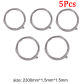 5 pcs Silver 2.3m