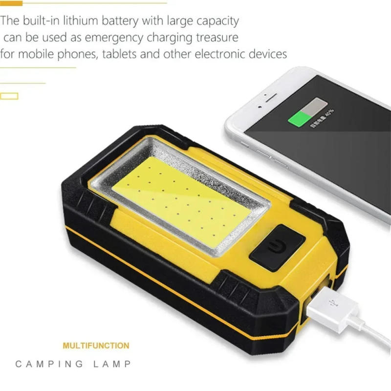 Description Picture 6 of item30W Bright COB LED Camping Light 3modes Emergency Lamp 18650battery Rechargeable Outdoor Portable Waterproof Camp Light Lantern