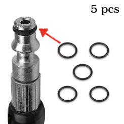 5pcs Plastic O-Rings Washers Gaskets Garden Power Tools Pressure Washer Replacement Accessories For Quick Release Hose