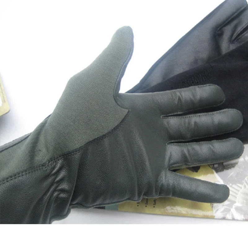 Description Picture 4 of itemTactical Extended Design Gloves Sports Cycling Hiking Leather Glove Style Tactical Pilot Combat Elastic Thin Gloves