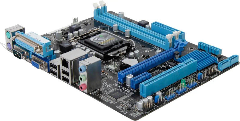 Description Picture 4 of itemASUS H61M-C Motherboard LGA 1155 DDR3  Intel H61 support i5-2500 2380 3240 3210 2105 2100 3570 G1610 cpu
