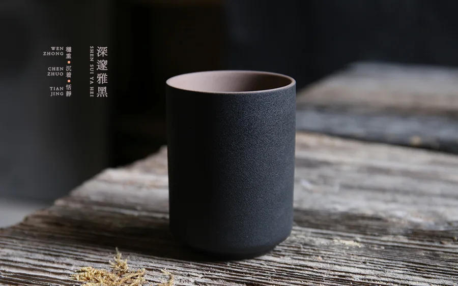Description Picture 6 of itemRestaurant Kiln Coffee Cup Japanese Stoneware Mugs Coffee Cups Large Water Cup Japanese Simple Gradient Mug Drinkware Kitchen