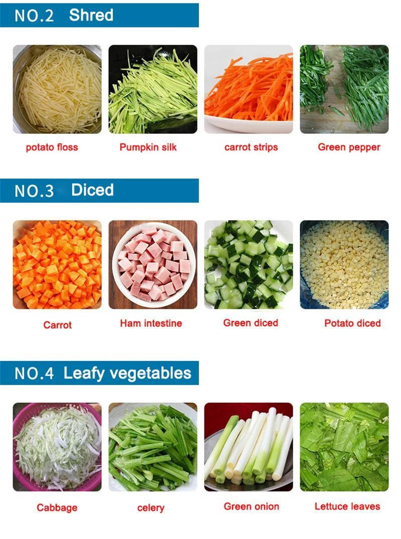 Description Picture 6 of itemElectric Fruit Slicer, Tomato Coconut Potato Shredder, Three Cutting Methods