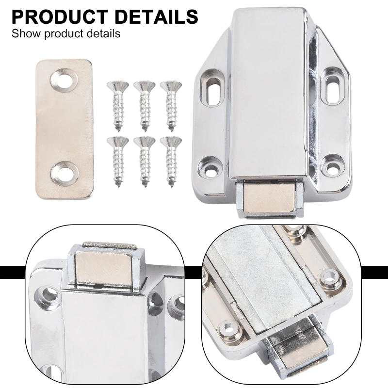 Description Picture 4 of itemCabinet Catch Kitchen Door Stopper Drawer Magnetic Buffer For Furniture Cupboard Push Touch Latch Hardware Rebound Device