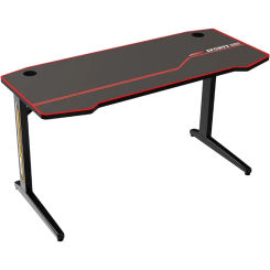 Gaming Desk Computer Desk 55 Inch, with Carbon Fiber Surface and Big Mouse Pad for Home Office Desk,Student PC Desk