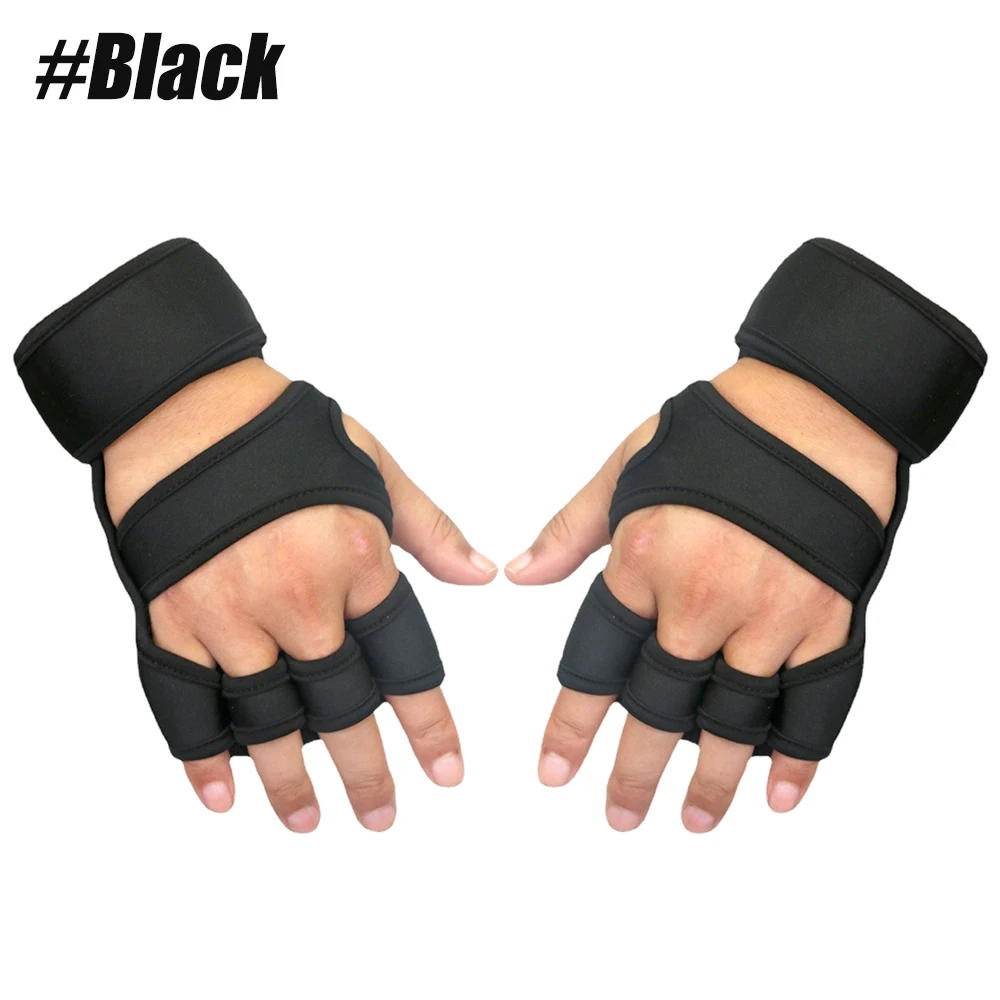 Description Picture 4 of item1Pair Cross Training Gloves with Wrist Support for WODs, Gym Workout, Weightlifting and Fitness, Strong Grip for Men & Women