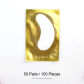 50pairs gold