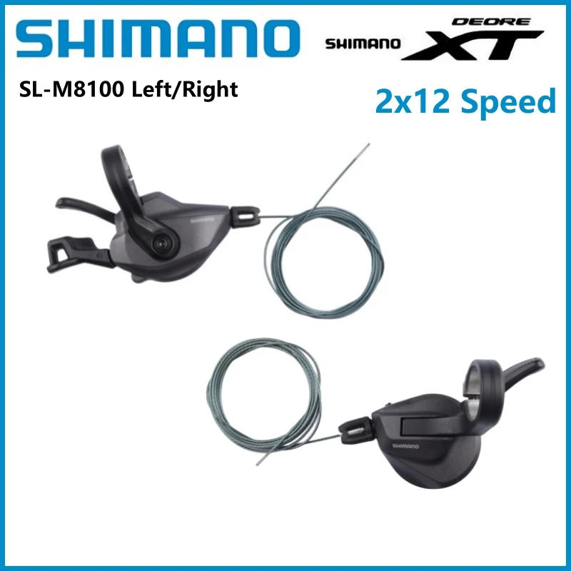 Description Picture 2 of itemShimano Deore XT M8100 Shifter Lever SL-M8100 Shifter 2s Left 12s Right Shift Lever 2S 12 Speed For MTB Mountain Bike Cycling