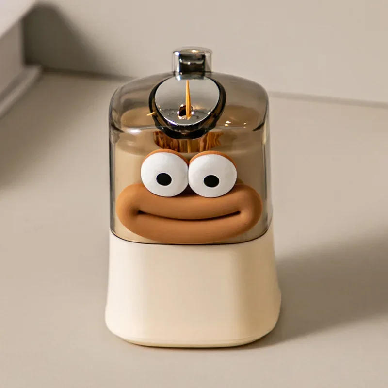 Description Picture 5 of itemCreative Toothpick Storage Box Automatic Pop-up Toothpick Box Home Living Room Dining Room Push-type Toothpick Holder