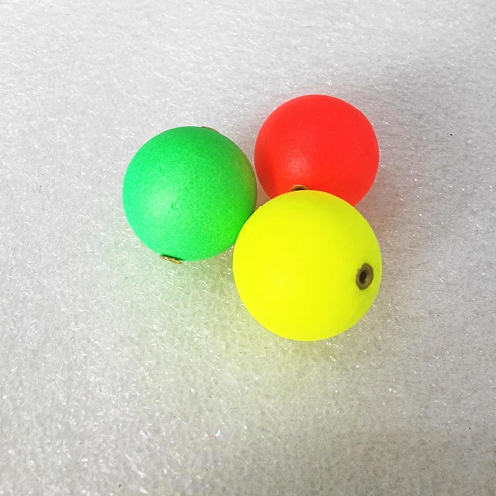 Description Picture 5 of item10pcs 15mm Fishing Floats Bobber Ball Beads Foam Strike Indicators Buoys Tackle Bright Color ForOcean Boat Fishing accessories