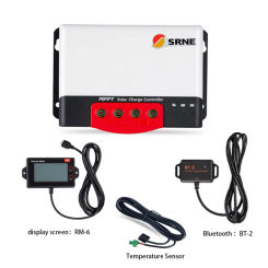 30A MC2430N10 SRNE MPPT Solar Charge Controller 12V 24V for Solar Home System with bluetooth function