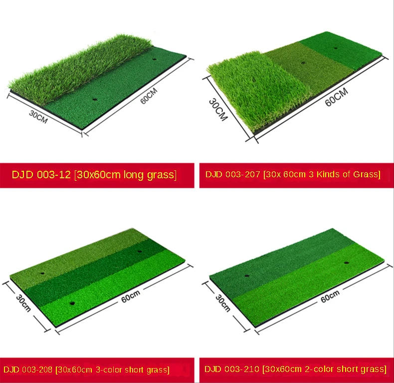 Description Picture 6 of itemPGM Golf Hitting Mat Indoor Outdoor Mini Practice Durable PP Grass Pad Backyard Exercise Golf Training Aids Accessories DJD003