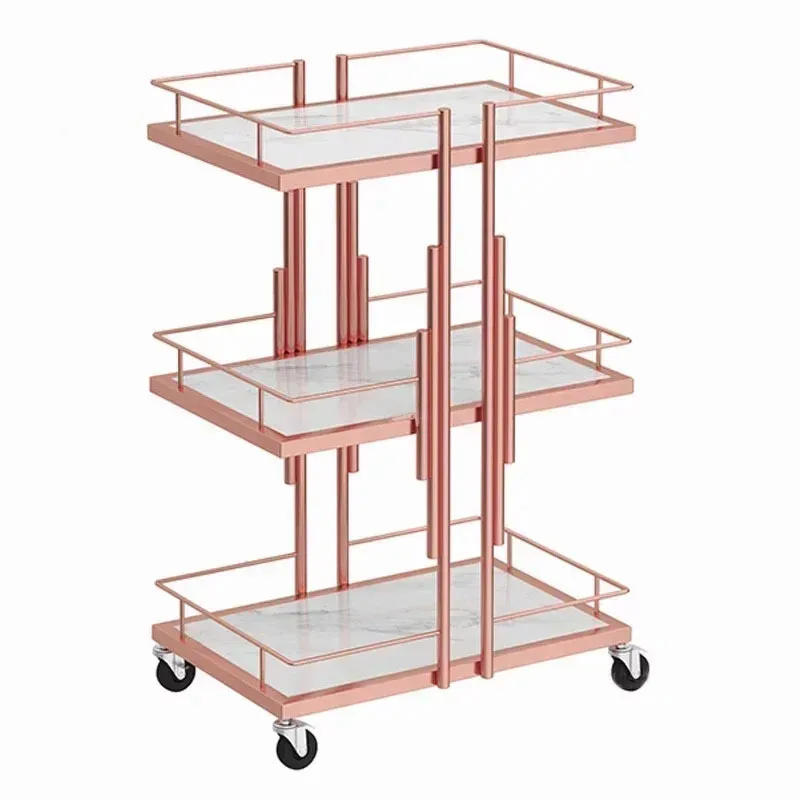 Description Picture 3 of itemBeauty Cart Beauty Salon Special Storage Rack Light Luxury Nail Eyelash Trolley Hair Dyeing Tool Cart Kitchen Islands Trolleys
