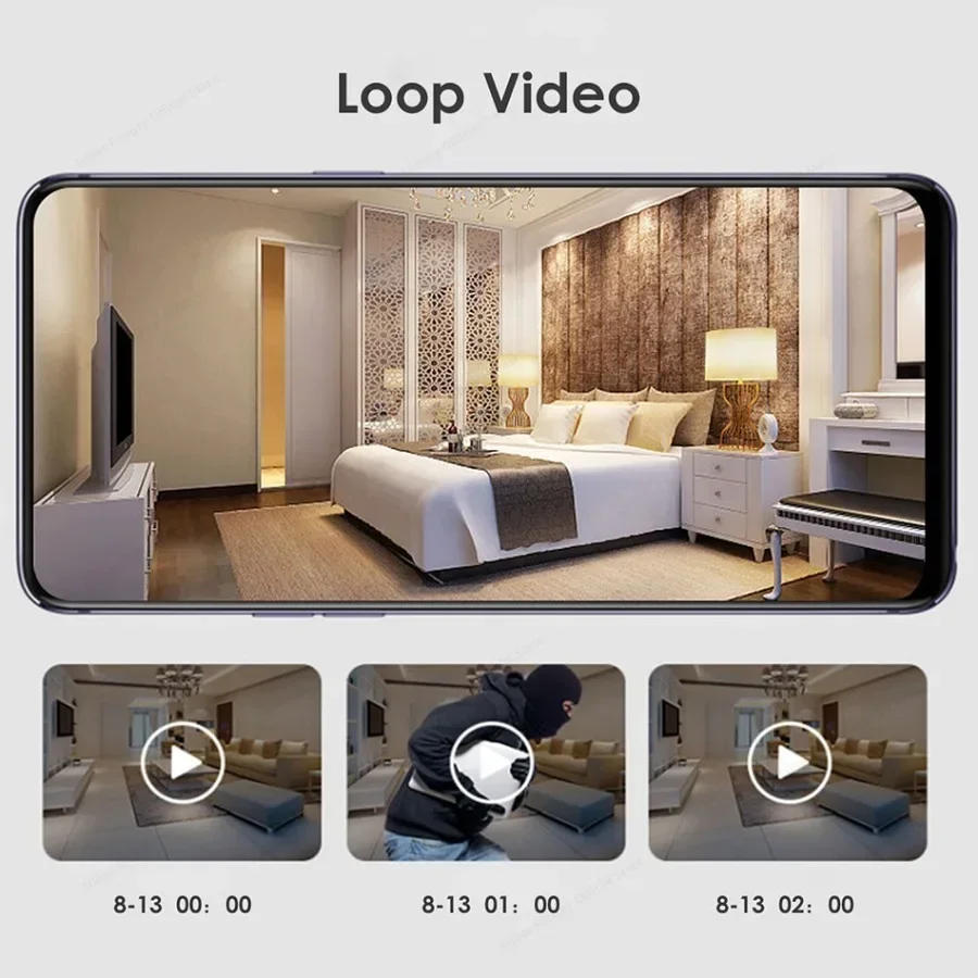 Description Picture 6 of item1080P HD Mini Camera WIF Portable Night Vision Remote Control Home Security Protection Micro IP Camcorders Surveillance Recorder