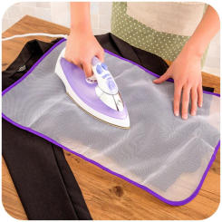 1pc Cloth Protective Press Mesh Insulation Ironing Board Mat Cover Against Pressing Pad Mini Iron Random Colors