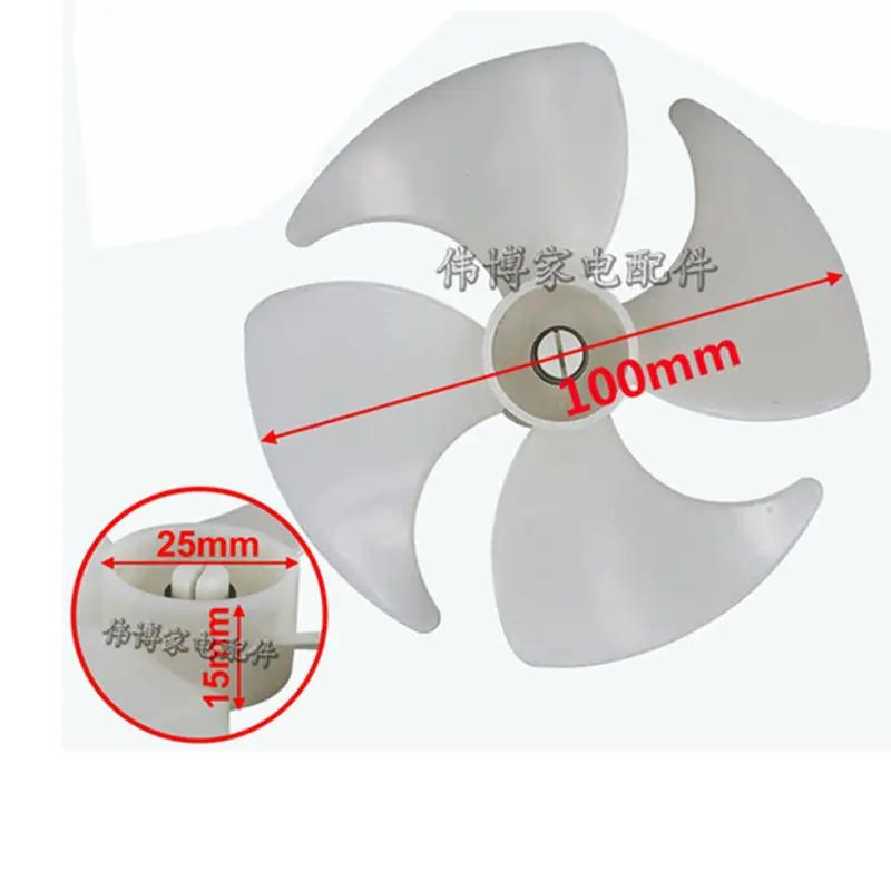 Description Picture 3 of item1pcs new for refrigerator fridge cooling fan 10cm Fan blade for motor YZF-1-6.5-R Parts