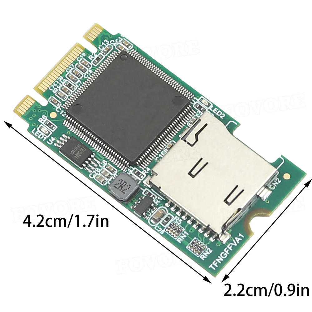 Description Picture 4 of itemM2 Micro SD Adapter M.2 B Key Micro SD SDHC SDXC TF Card Reader for Desktop Laptop M.2 NGFF SSD Support 128GB