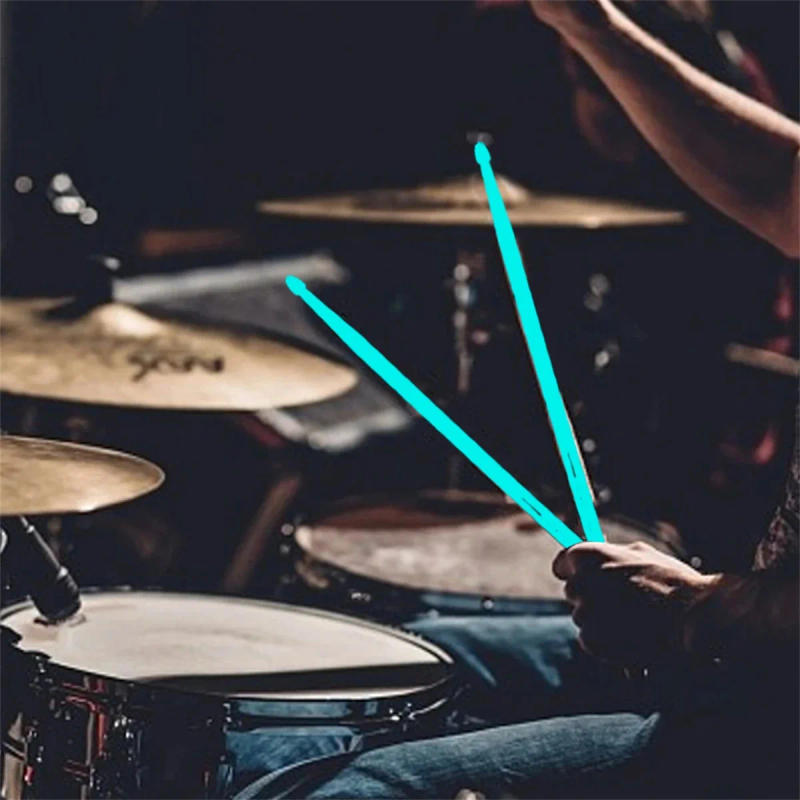 Description Picture 3 of itemMiwayer Luminous Drum Stick Light Up Drum Sticks1Pair in The Dark Musical Instruments Stage Performance Fluorescent Drumsticks