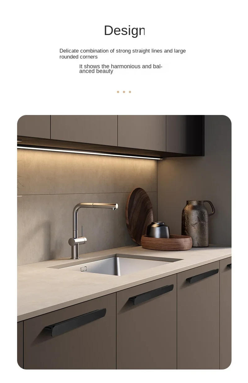 Description Picture 5 of item2 Colors/ Simple Aluminum Alloy Handle Round Cabinet Bookcase Handles Brass Brushed Color Drawer Pull Nordic Furniture Handles