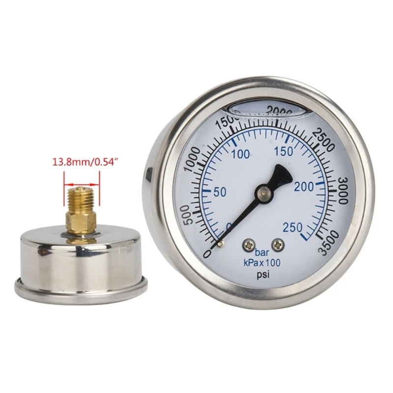 Description Picture 3 of itemHeavy Duty Pressure Washer Gauges QuickConnect Pressure Gauges with N14x1.5 Thread 10000psi Durable for 280/380/288