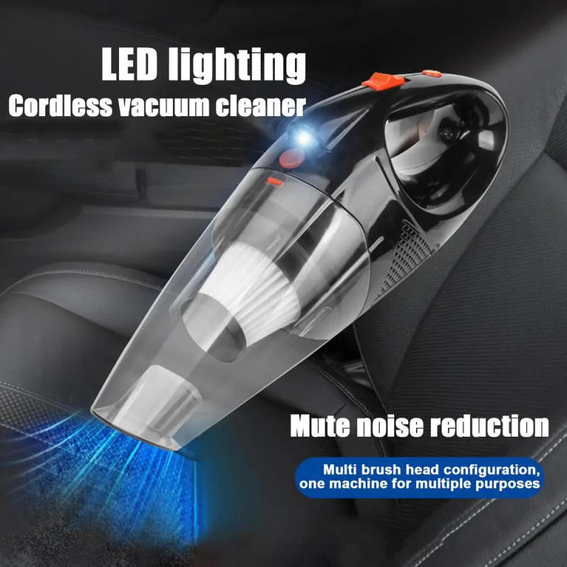 Description Picture 3 of itemCar portable vacuum cleaner, wired, 120 watt strong suction, air dust collector, mattress cleaning machine with LED lights.