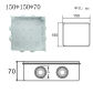 150x150x70mm