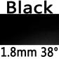 Black 1.8mm H38
