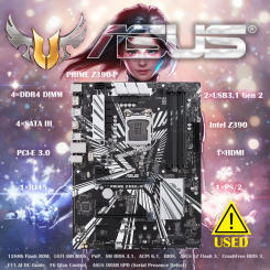 Used ASUS Prime Z390-P LGA1151 (Intel 8th and 9th Gen) ATX Motherboard for Cryptocurrency Mining(BTC) with Above 4G Decoding