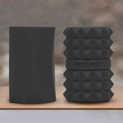 2pcs Lampshape Silicone Lamp Sleeve Non-slip Camping Light Shade Protection Lighting Accessories for GZ/Black Dog