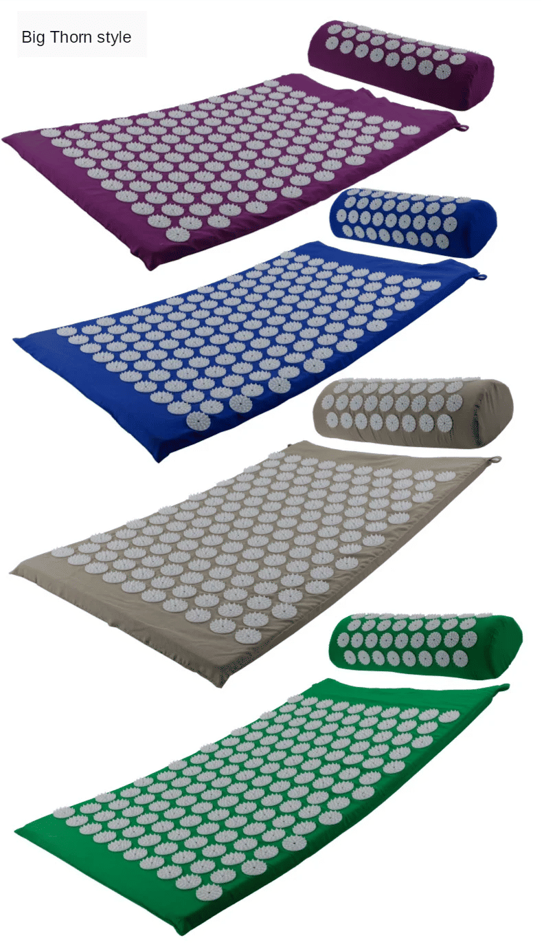 Description Picture 6 of itemMassager Yoga Mat Cushion Acupressure Massage Mat Sets Spike Fitness Yoga Pilates Relieve Stress Back Pain Applicator Kuznetsov
