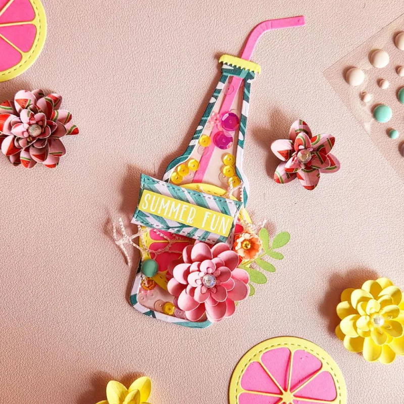 Description Picture 2 of itemKSCRAFT Soda Bottle Shaker Metal Cutting Dies Stencils for DIY Scrapbooking Decorative Embossing DIY Paper Cards