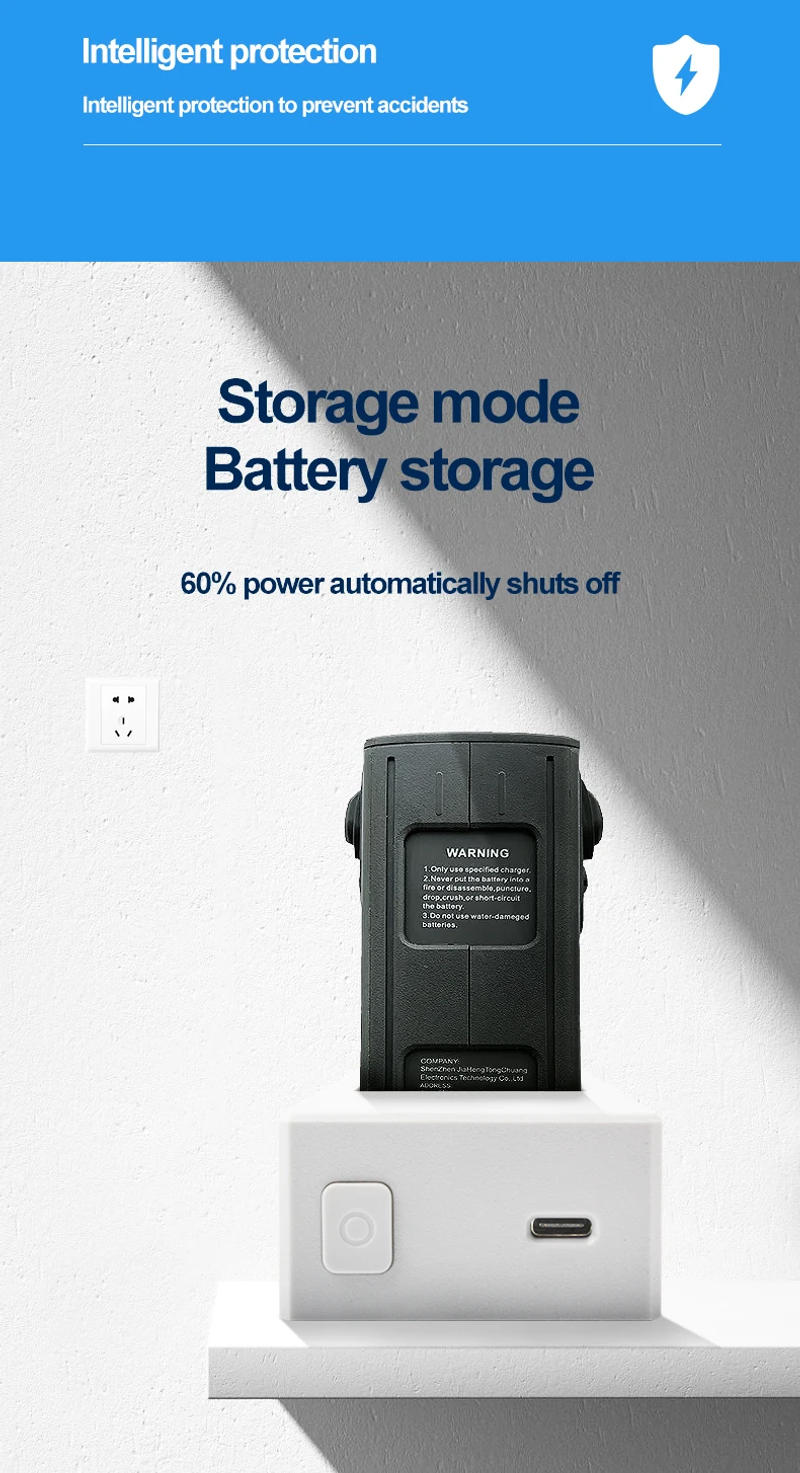 Description Picture 4 of itemCharging Manager Digital Display Color Screen Charger Hub For DJI Mavic 3/Pro/Classic/Cine Battery Charger Accessories