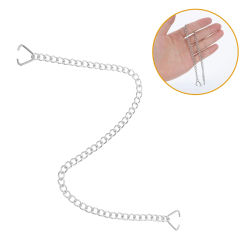10 Pcs Chimes Chain Hook Hanging for Bird Feeders House Plate Picture Metal Chains Toys Chalkboards