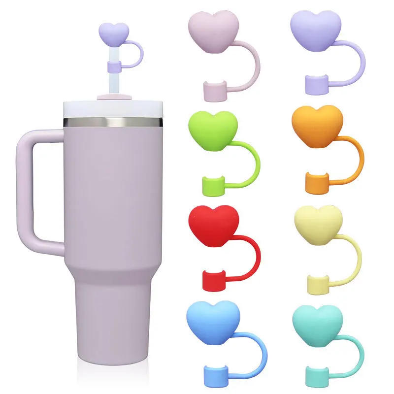 Description Picture 3 of itemStraw Cover Compatible with Cup 0.4in Silicone Straw Topper Cup Tumblers Accessories Dust-Proof Straw Lid For 10mm Straw