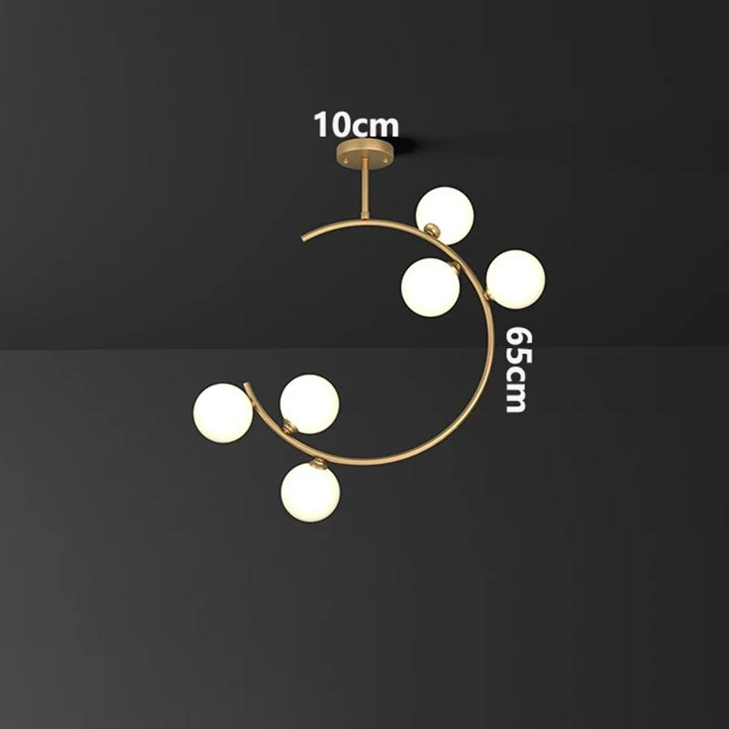 Description Picture 4 of itemModern dine dining room Pendant lights indoor lighting Ceiling lamp hanging light led Chandeliers for living room indoor lightin