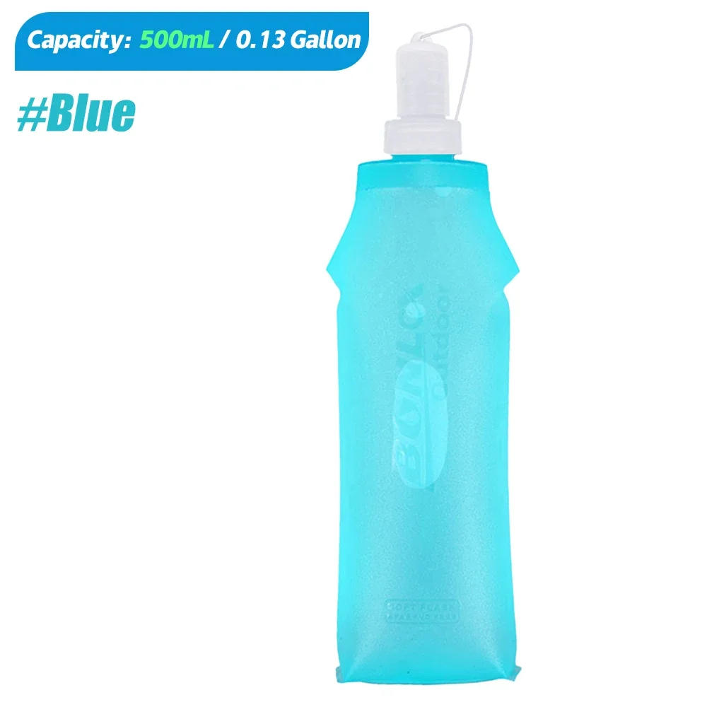 Description Picture 4 of item250ml/ 500ml TPU Outdoor Sport Bottle Folding Soft Flask Drink Water Bottle for Running Camping Hiking Bicycle Fitness Water Bag
