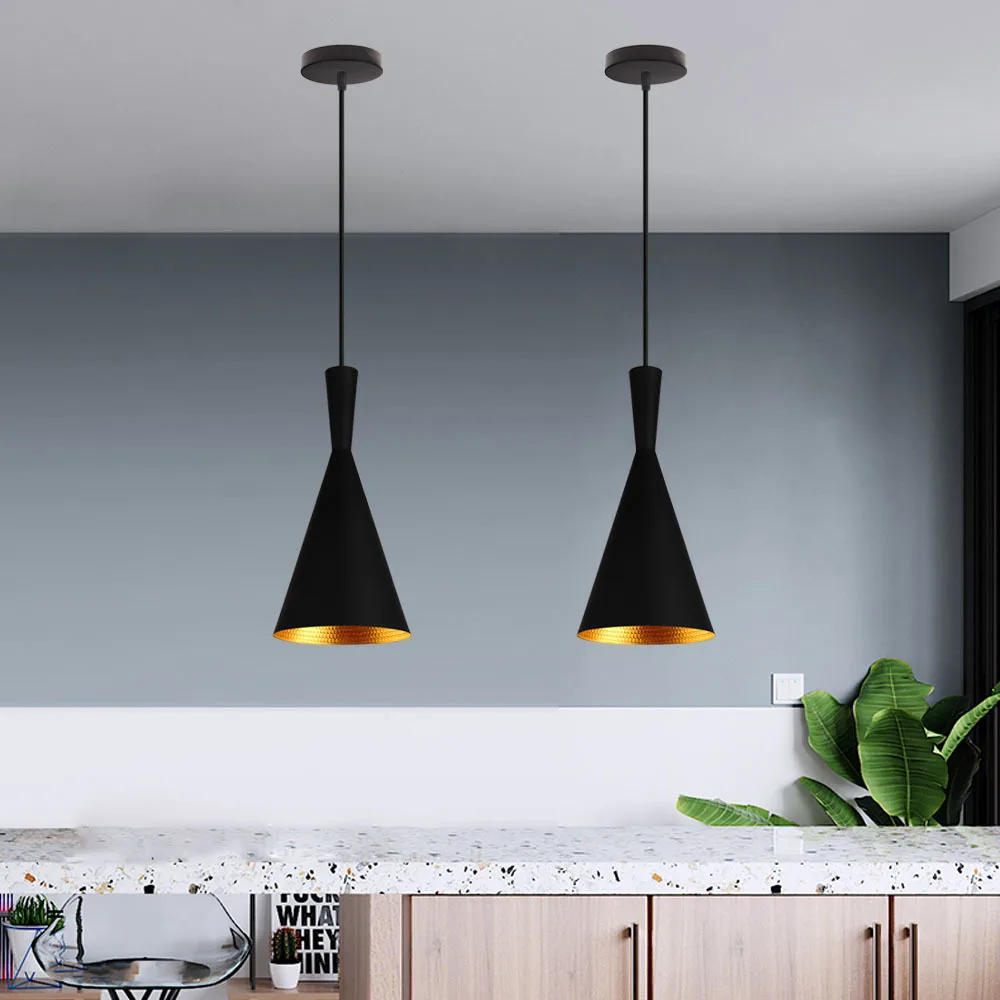 Description Picture 5 of itemModern Nordic Aluminum Art Pendant Light Lampshade Vintage  Loft Hanging Lamp for Living Room Home Decor Lighting Luminaire LED
