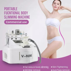 Cellulite Remover V9 Body Shape Infrared Vacuum Roller Weight Loss 40khz Cavitation Vacuum r-f Machine for Salon Butt Lift