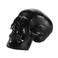 Home Decor Resin Craft Black Skull Statues & Sculptures Creative Skull Figurines Sculpture Ornaments For Home Skull Model