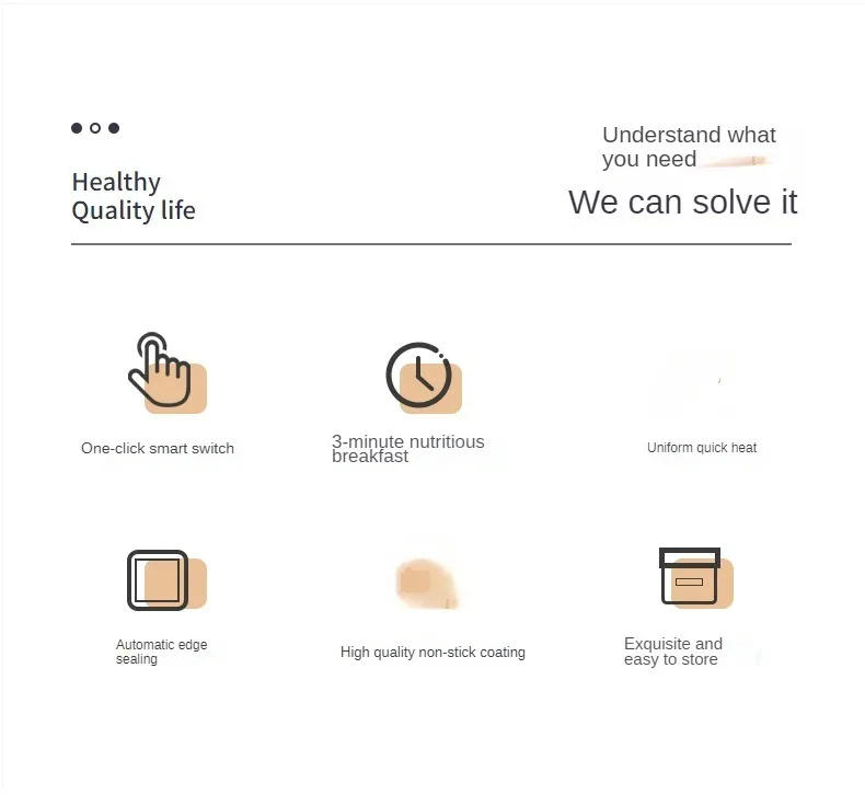 Description Picture 3 of item110V 220V Electric Crepe Maker Breakfast Pizza Baker Pancake Baking Pan Non-stick Griddle Chinese Spring Roll Cooking Pan