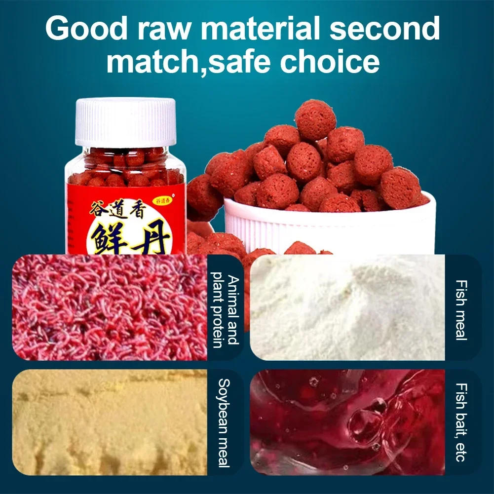 Description Picture 5 of itemFresh Fishing Lures Pellets Wet Granular Protein Fishing Bait Attractant High Protein Fishy Smell Bait wild fishing Pit Lazy man