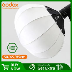 Godox CS-50D 50cm CS-65D 65cm CS-85D 85cm Lantern Quick-install Portable Round Shape Softbox Light for Bowens Mount Studio Flash