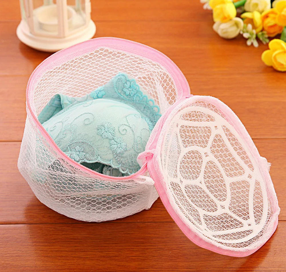 Description Picture 3 of itemHome Use Lingerie Washing Mesh Clothing Underwear Organizer Washing Bag Useful Mesh Net Bra Wash Bag Zipper Laundry Bag Lash Bag