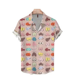 Herren hemd Sommer Casual Fashion Kurzarmhemd für Herren lose atmungsaktive Hawaii hemd Mann lässig Herren bekleidung Top