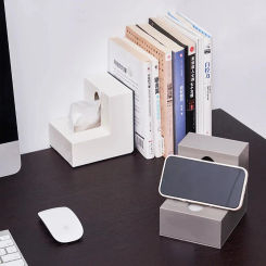 Nordic Style Modern Right Angle Tissue Box Home Living Decoration Desktop Napkin Table Decor Kitchen Organization Accessories