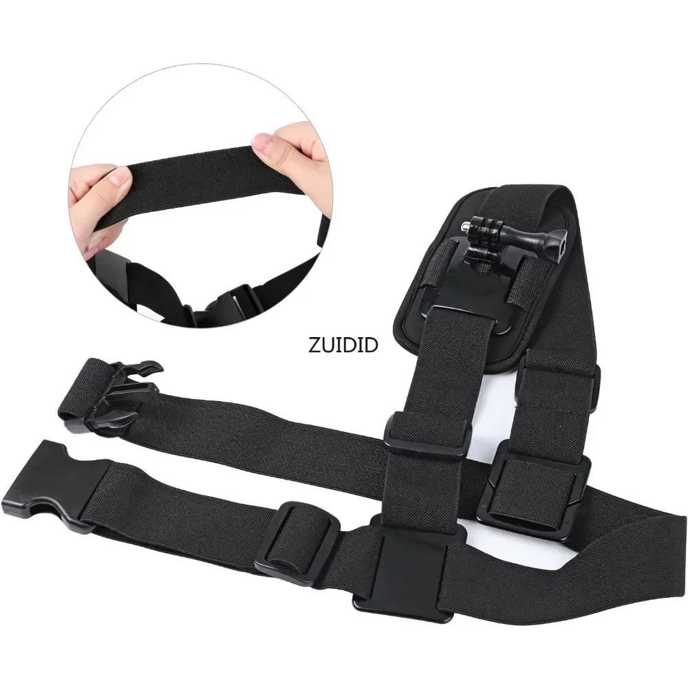 Description Picture 5 of itemFor Go pro Accessories 360° shoulder Strap Mount Harness for Gopro Hero 11 10 9 8 7 6 5 4 SJ4000 for Xiaomi Yi Camera Chest