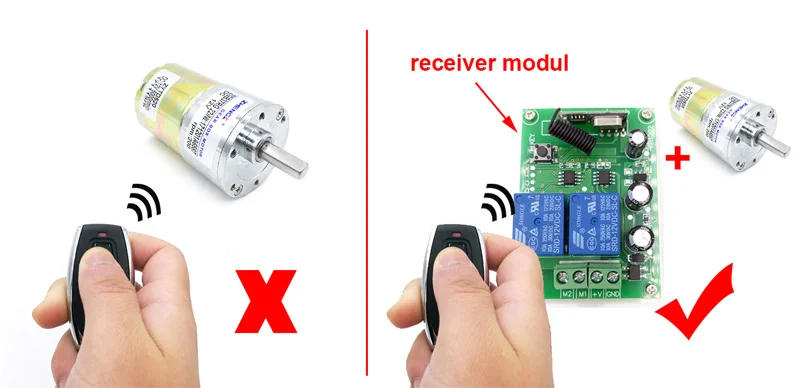 Description Picture 4 of itemWireless Remote Control Switch 1/2/3/4Key Garage Door EV1527 Learning Code DC 6V Universal Auto Car Alarm System 315MHZ/433MHZ