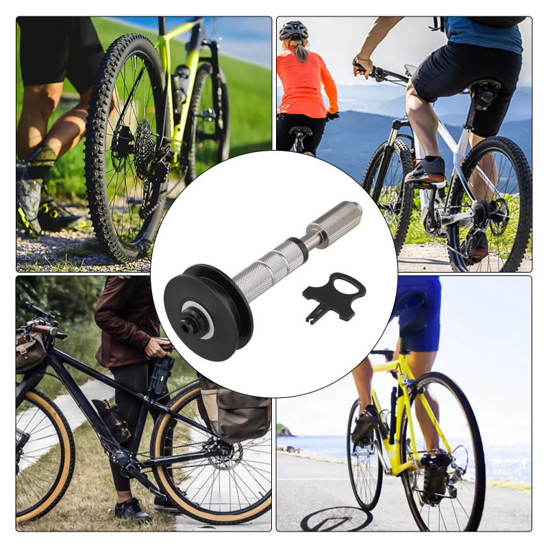 Description Picture 5 of item1pc Road Bicycle Thru Axle Chain Keeper Chain Fastener Tensioner With 1 Caliper Barrier Bike Freewheel Cleaning Tool