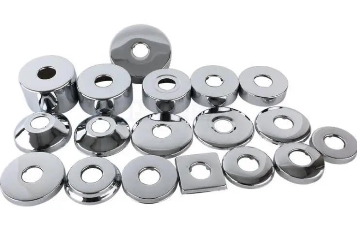 Description Picture 3 of item1pcs Stainless Steel Water Pipe Wall Covers Shower Faucet Angle Valve Pipe Decorative Cover Kitchen Bathroom Accessories 1/2"-1"